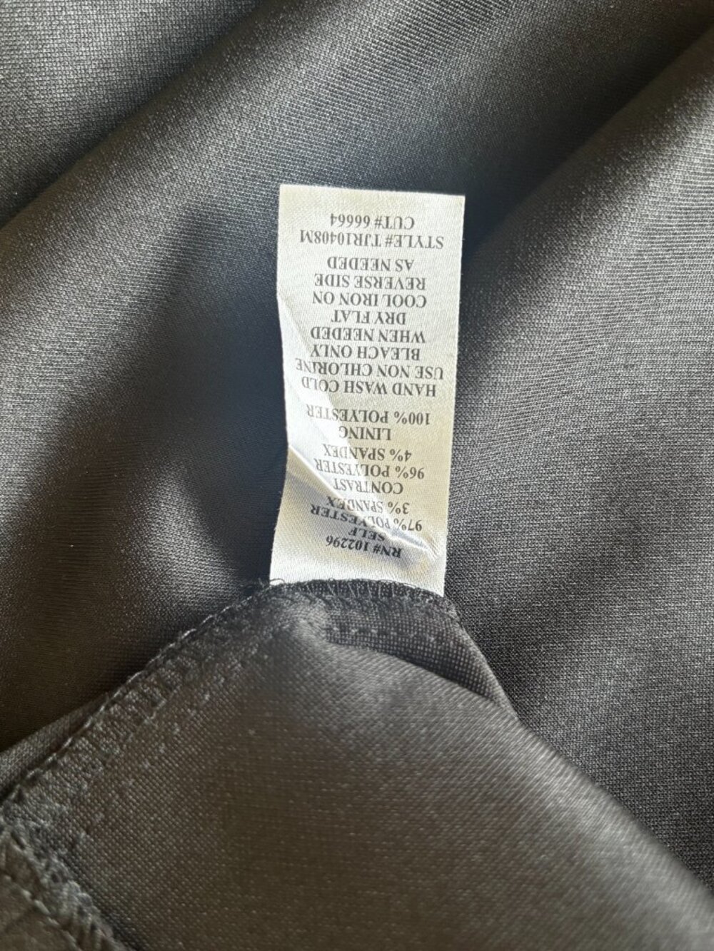 Connected Apparel Black Optical Illusion Dress-Size 6 - Picture 2 of 7